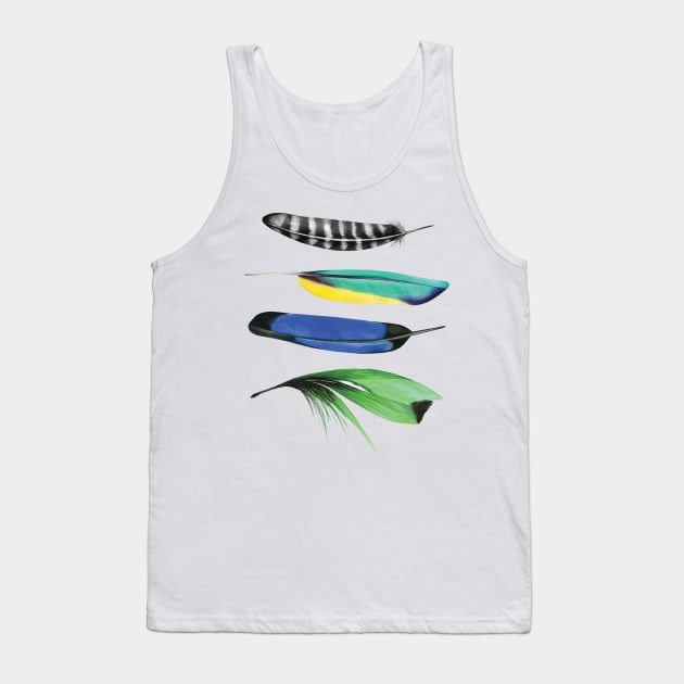 Feather Tank Top by Houseofyhodie